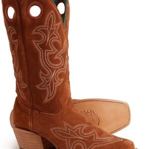 Corral Women's Suede Embroidered Heeled Boots